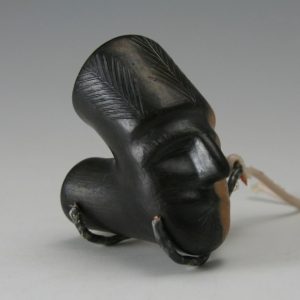 Earl Robbins Catawba Indian Pottery Pipe - NC Pottery