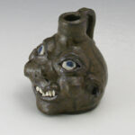 Grace Nell Hewell Pottery Small Face Jug